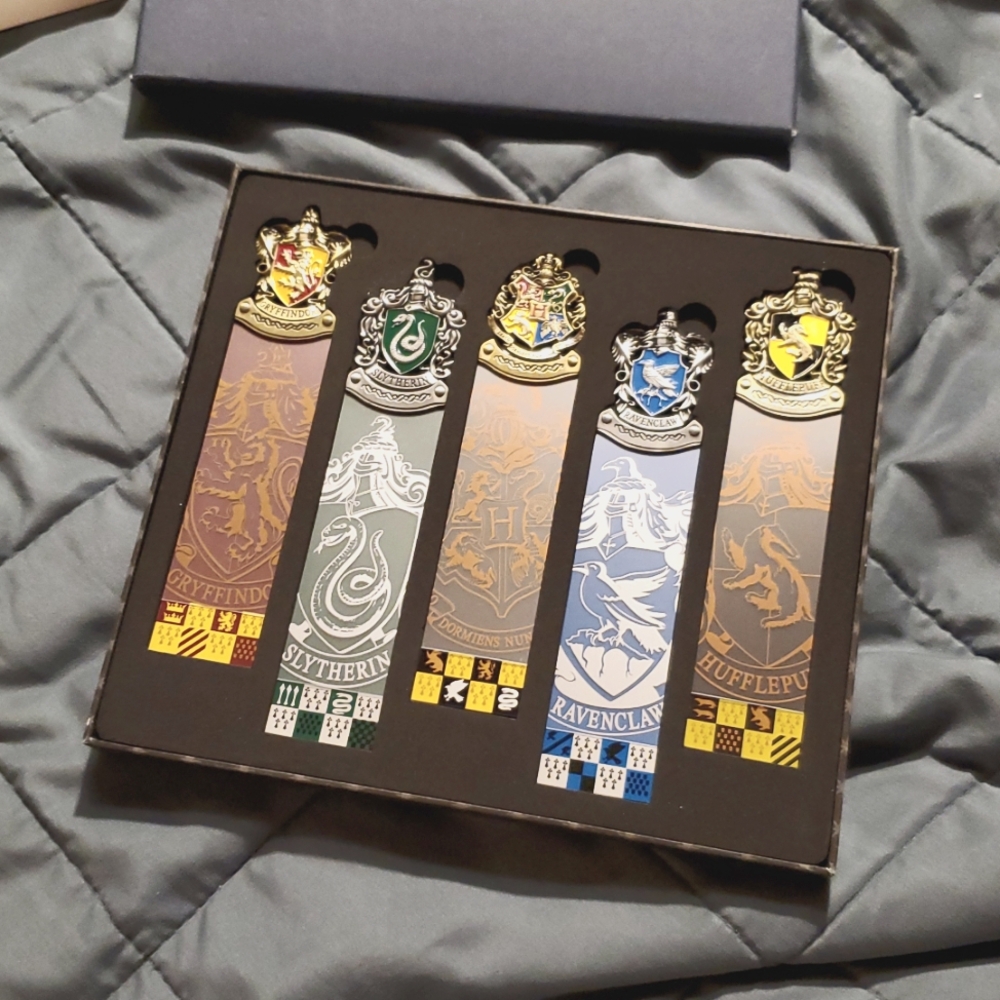 Harry Potter House Crest Bookmark Collection